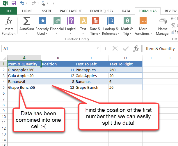 How To Find The First Number In A Text String How To Excel