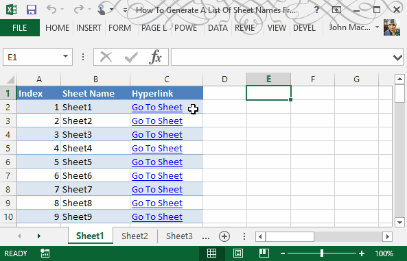 How To Make A New File For Each Name On A List In Excel Aistashok