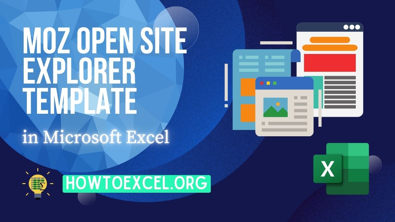 Moz Open Site Explorer Template in Microsoft Excel