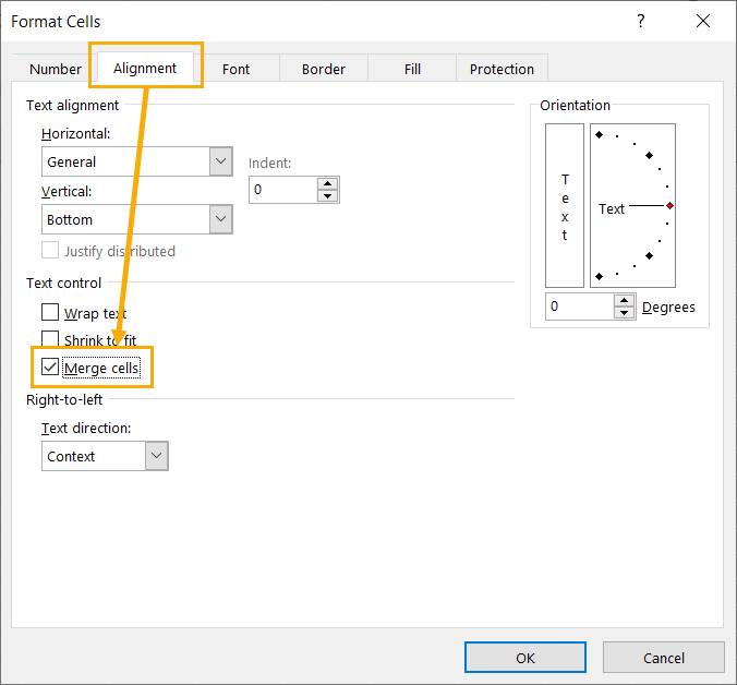 merging cells in excel turns screen black