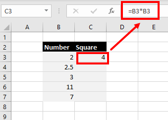 在Microsoft Excel中计算数字平方的9种方法