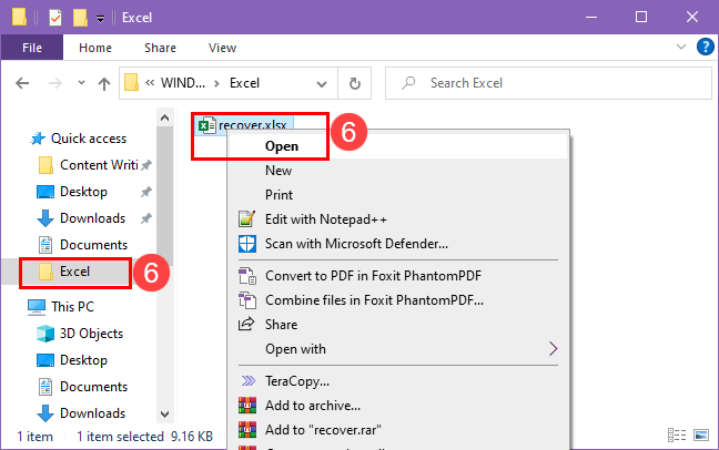 Go to original directory