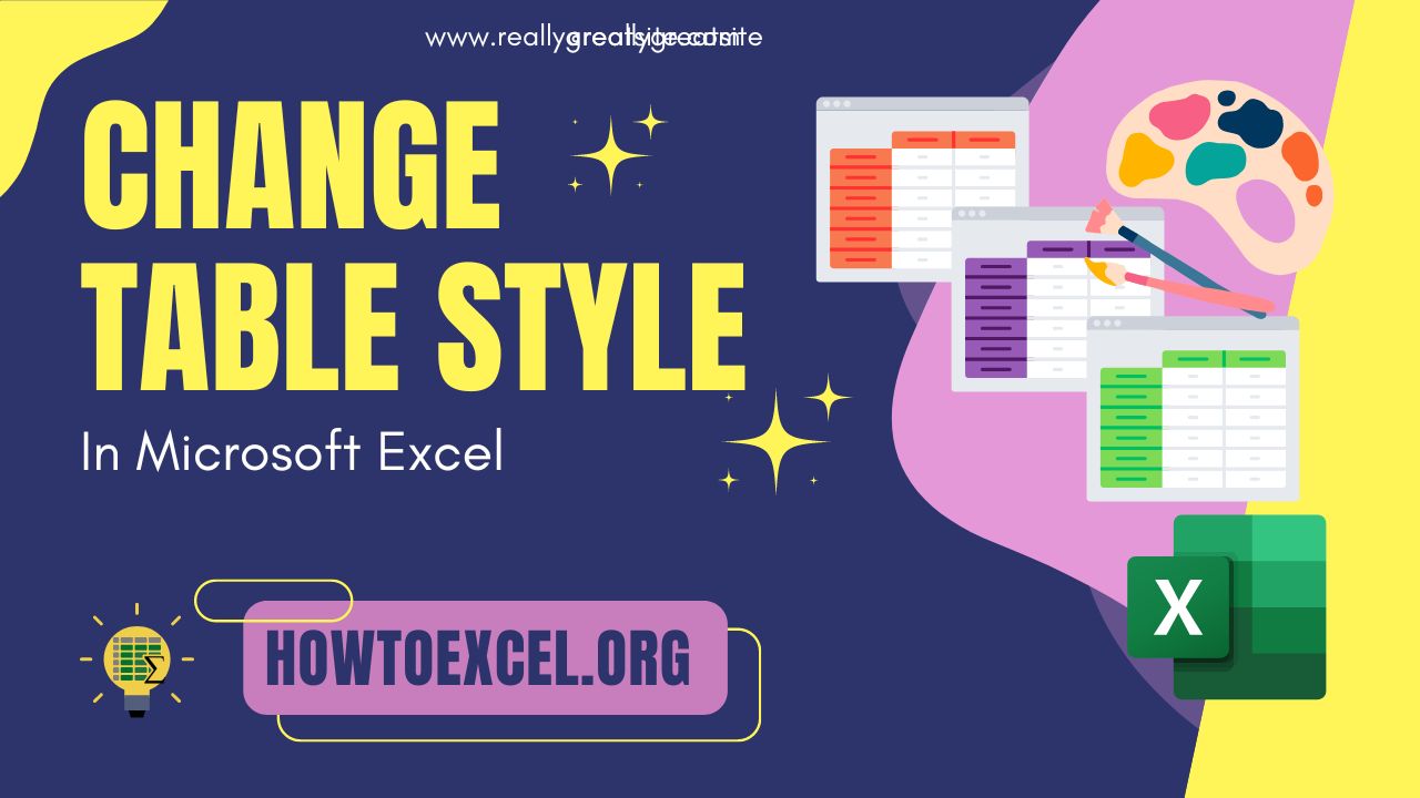 5 Ways to Change Table Style in Microsoft Excel