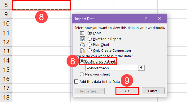 Import Data