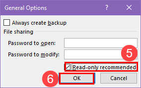 General options