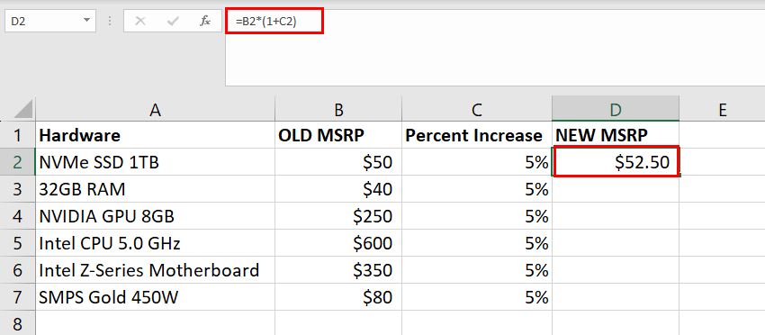 Inputting functions