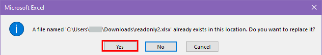Rewrite with read-only attribute