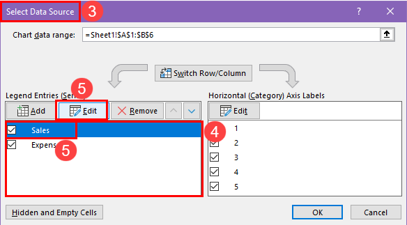 Select data source