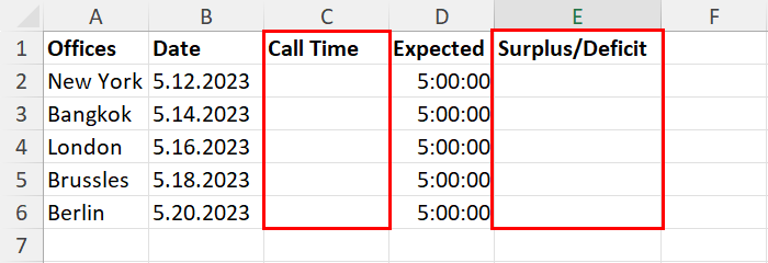 Deducting time entries