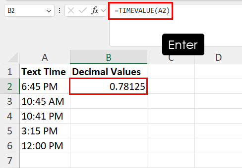 Executing a formula