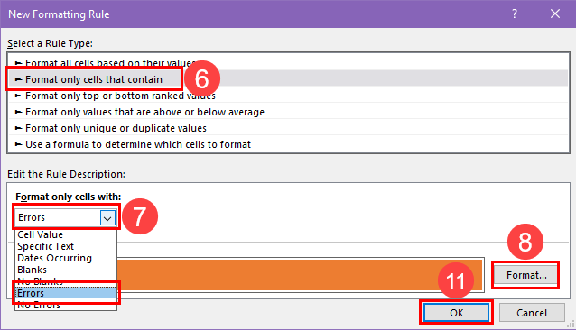 New formatting rule