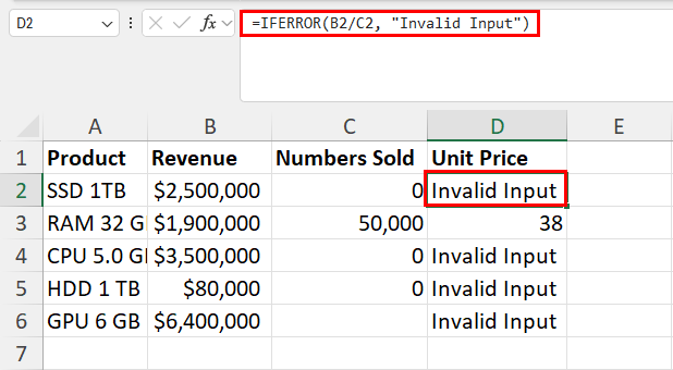 Suppressing #DIV0 with IFERROR