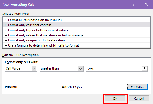 Apply rule