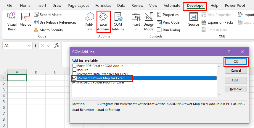 Disable com add-ins