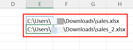 An array of external links