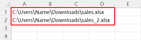 List of linked workbooks