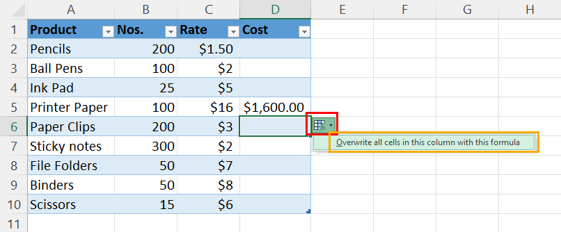 8 Ways to Apply a Formula to an Entire Column in Microsoft Excel | How ...