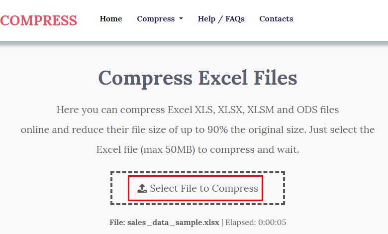 Select file