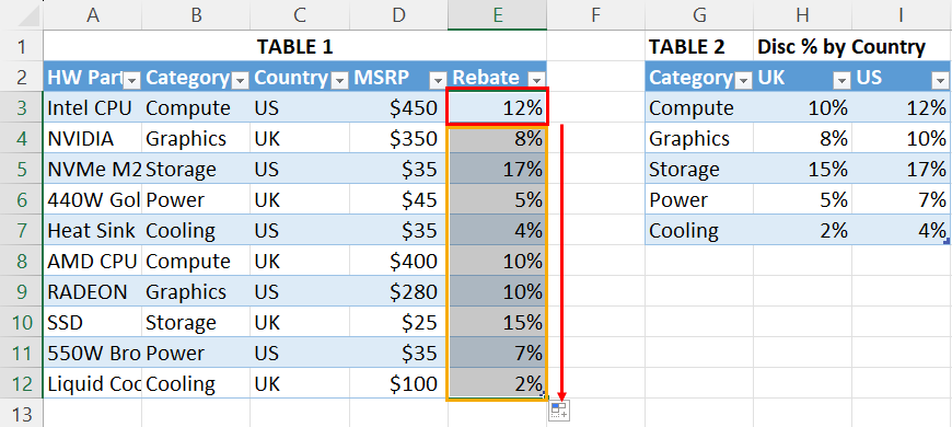 Using advanced INDEX MATCH