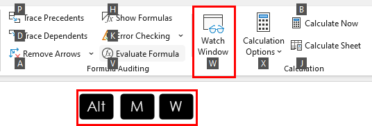 Watch Window command