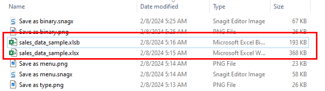 XLSB vs XLSX