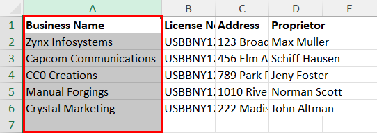Autofit column using Format tool