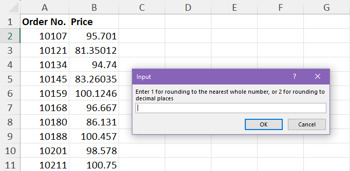 Choose decimal or whole numbers
