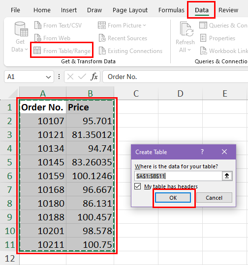 Export data to Power Query