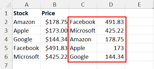 Using SORT function to move rows up and down