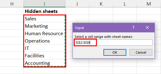 Input box to select cell range with sheet name