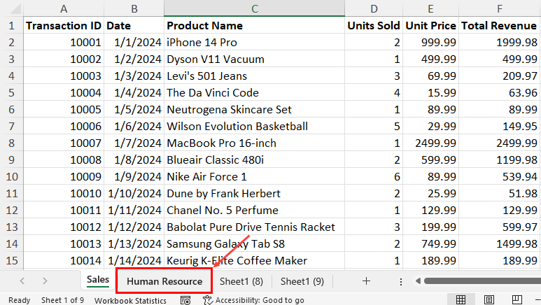 Unhide sheet in Excel using Custom Views