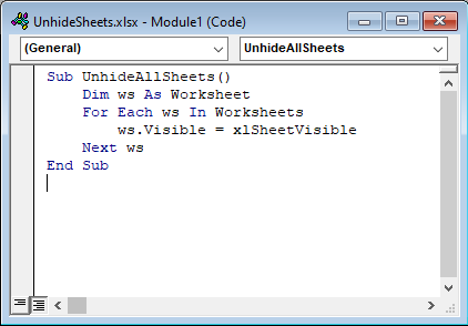 VBA script 1