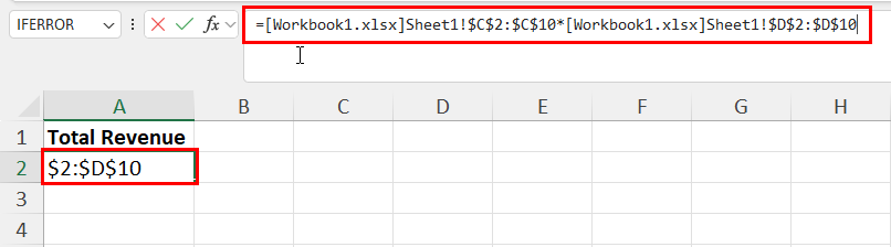 Enter array formula