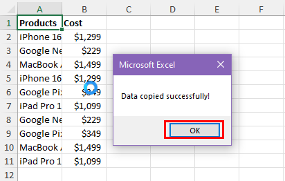 Confirmation dialog for new workbook