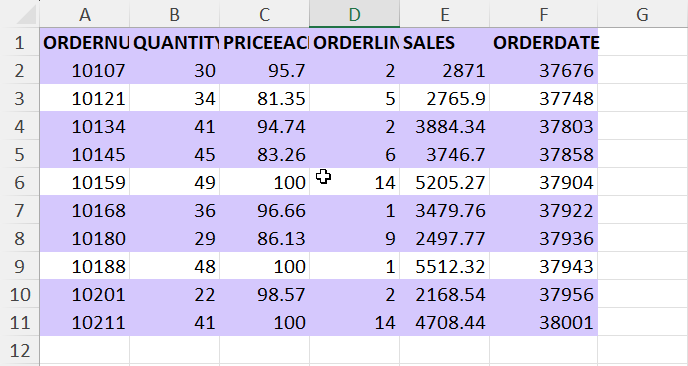 Fill Every Other Row using VBA