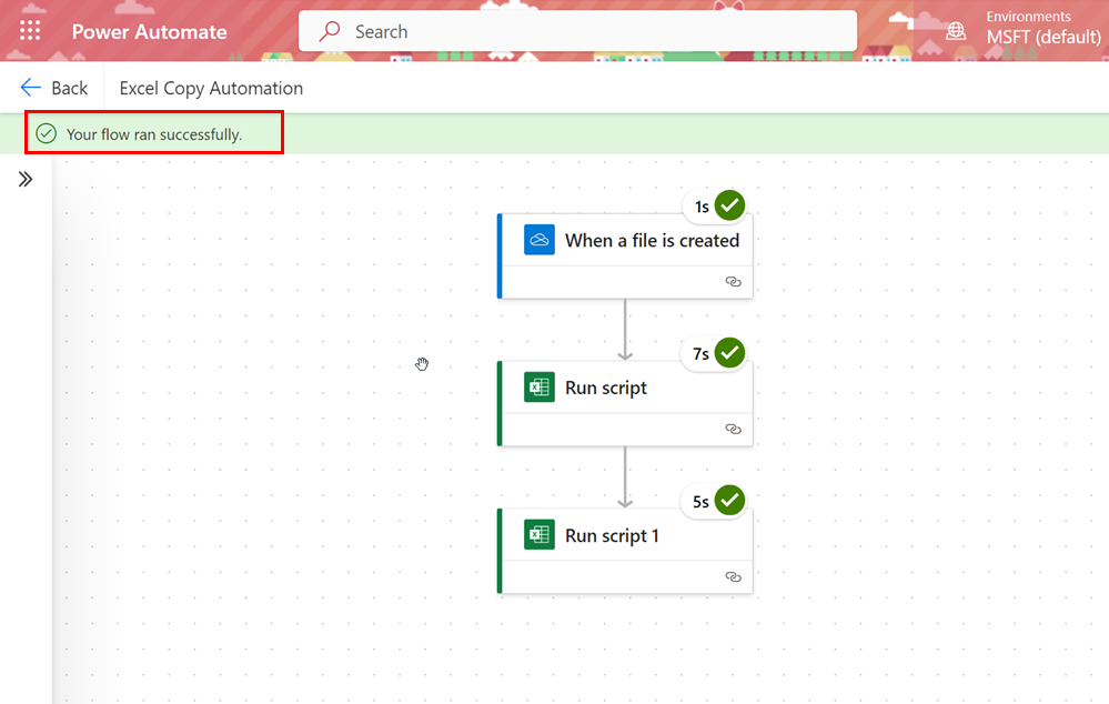 Power Automate flow