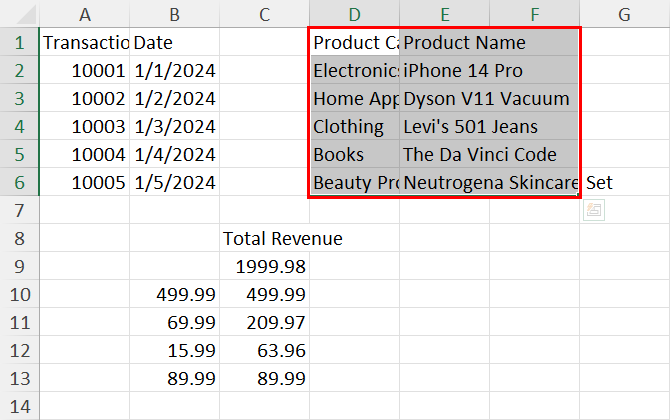 Source database