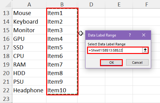 Data Label Range