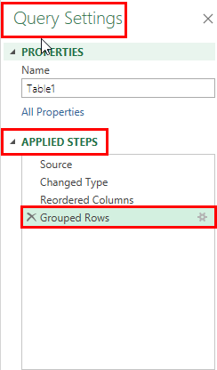 Delete grouped rows