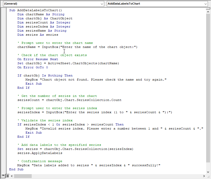 Excel VBA script 2
