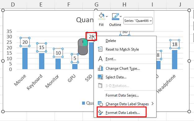 Format Data Labels