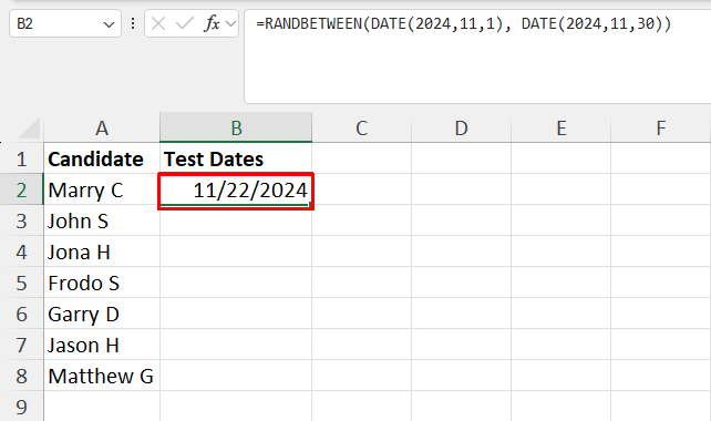 A random date