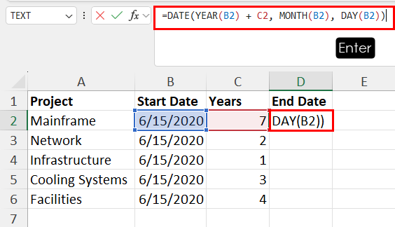 DATE function