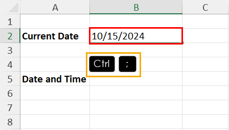 How to insert date using a shortcut