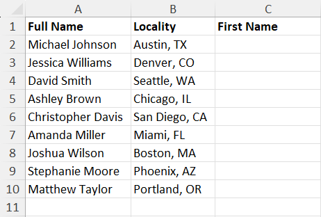 Sample dataset 3