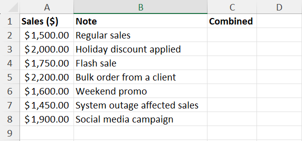 Sample dataset 2