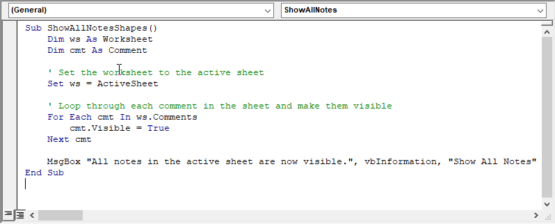 VBA script 1