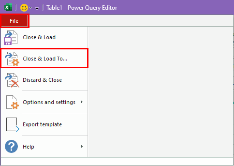 Close & Load To