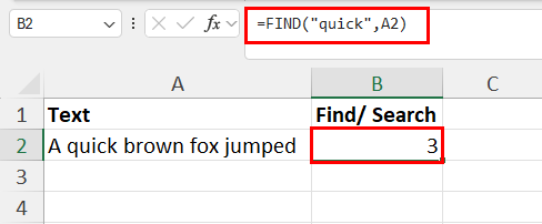 FIND function #VALUE! error fixed