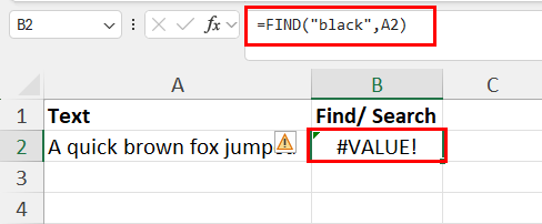 FIND function error